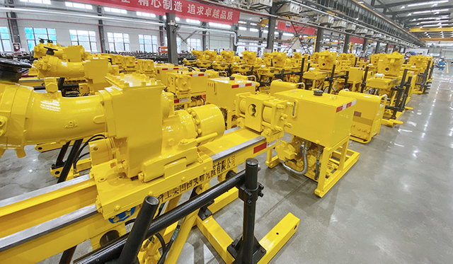 Línea de producción de plataforma hidráulica de perforación hidráulica subterránea